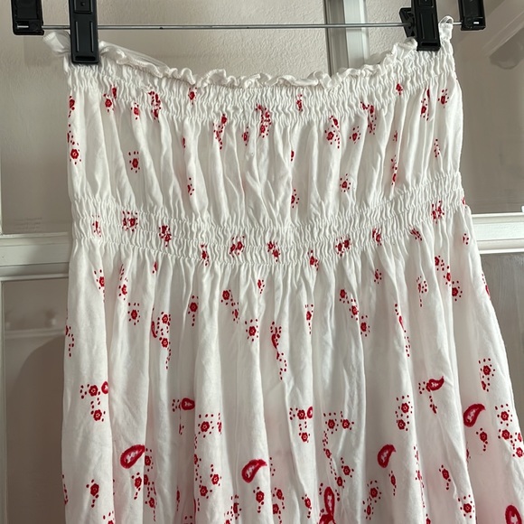 Tube top with elastic top and mid band - Picture 2 of 2